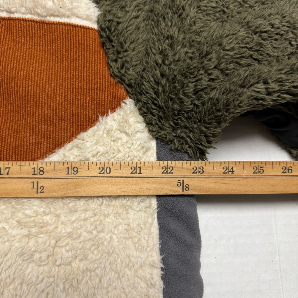 KRIFF MAYER Japan Colorblock Sherpa Fleece Jacket Size: Large - Picture 10 of 10